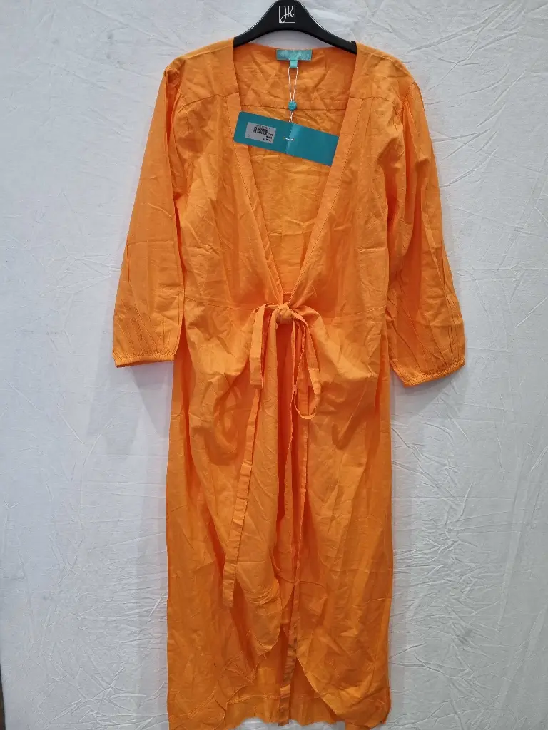 Melissa Odabash Linsay Orange Dress Size: Large