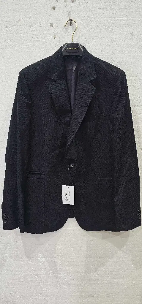 Paul Smith-M1R-1782-D00022 79-42/52-Black-Black Tailored Fit Wool Jacket-Black  Size: Uk42/Eu52