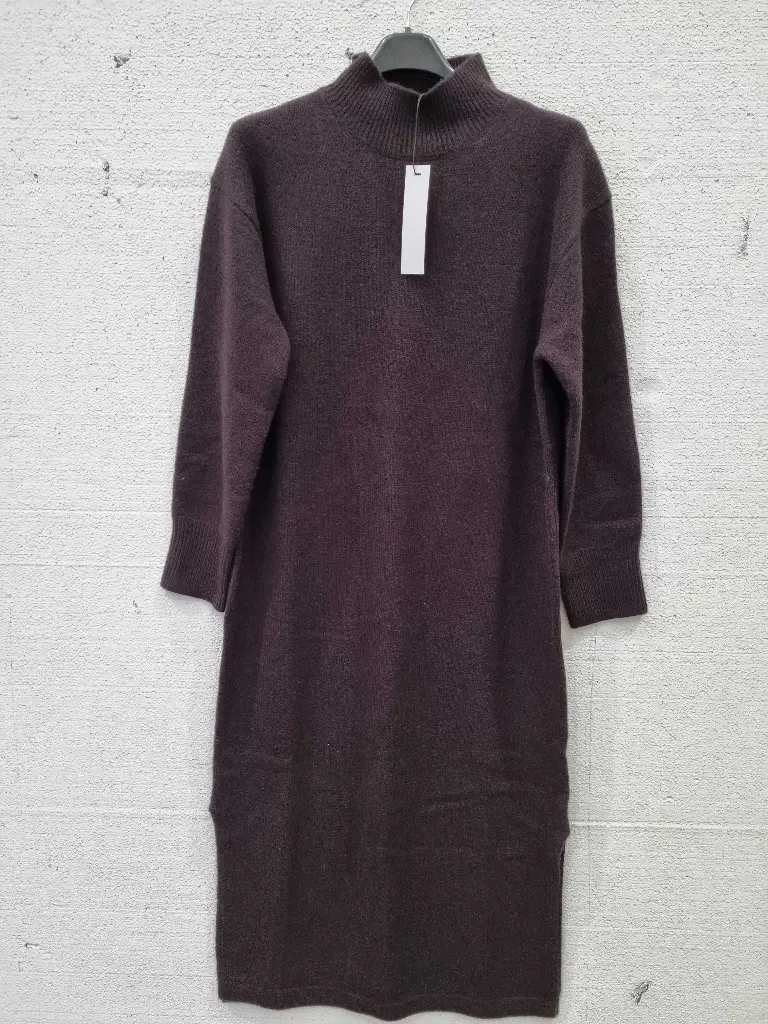 N°· Eleven Brown Wool Knit Dress  Size: Small