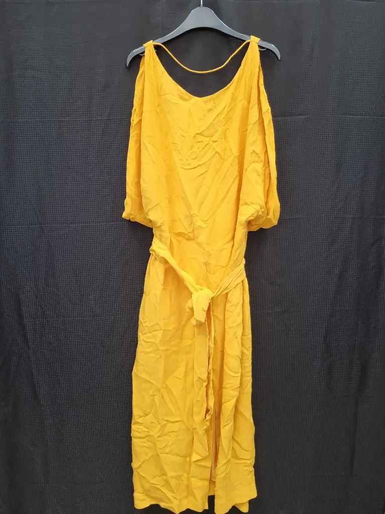 Reiss Kalea Split Sleeve Midi Dress Size: Uk 10
