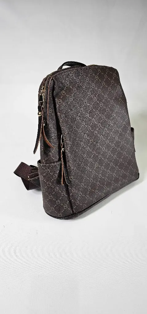 Lucky Bees - Brown Backpack - Brown Size: One Size