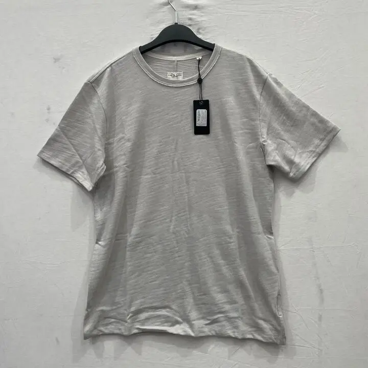 Rag & Bone -S- White Marl Classic Tee Size: Small