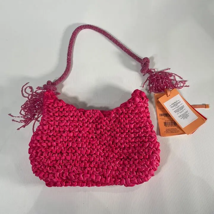 Max&Co.-4511103703 Fuchsia-*-Pink-Pink Candi Beaded Bag Size: *
