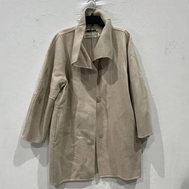 Inwear- 10-Beige Milla Cocoon Wool Blend Coat Size: Uk 10