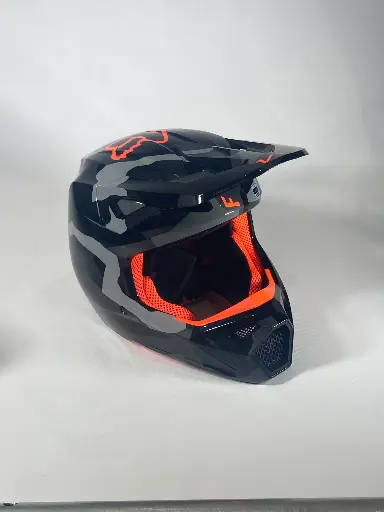 [VF2855] Fox Youth V1 Bnkr Motocross Helmet  Size: S (55-56Cm)