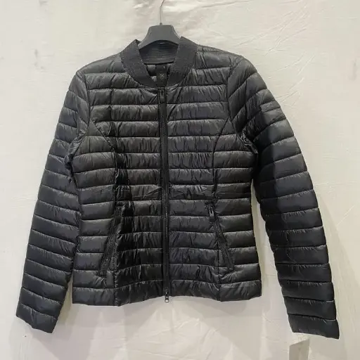 [VF4465] Pikeur- Womens Pauleen Lightweight Quilted Blouson Jacket-42- Black  Size: 42