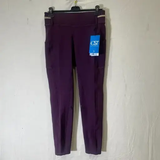 [VF4472] Br- Ridding Breeches Babs Ladies Sillicone Seat- 40-Blackberry Wine  Size: 40