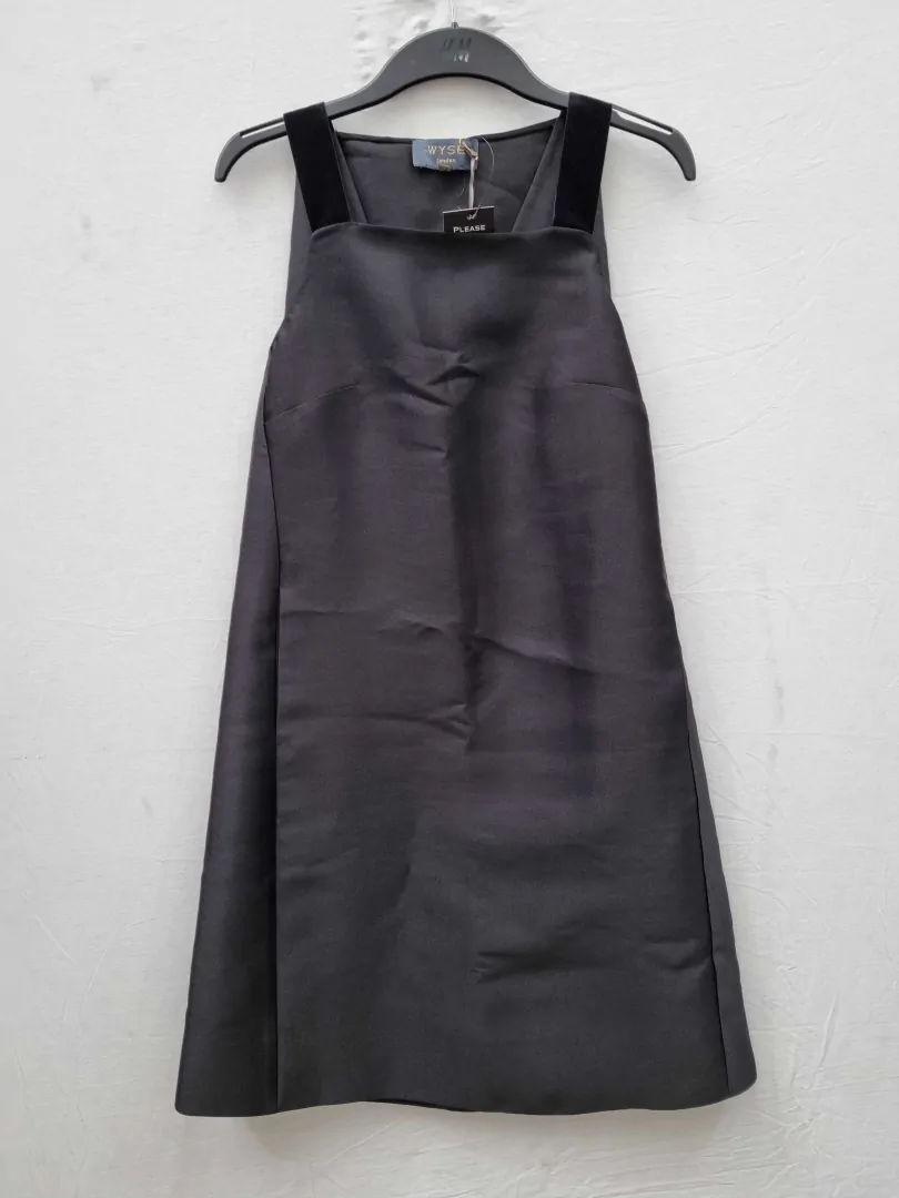 [VF5665] Wyse - Black Db X Wyse Allette Dress Size: Uk 6R