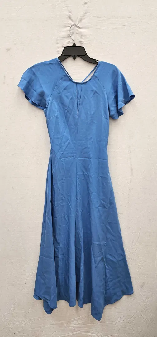 [VF5689] Reiss - Blue Eleni Cap Sleeve Occasion Dress - Blue Size: Uk8